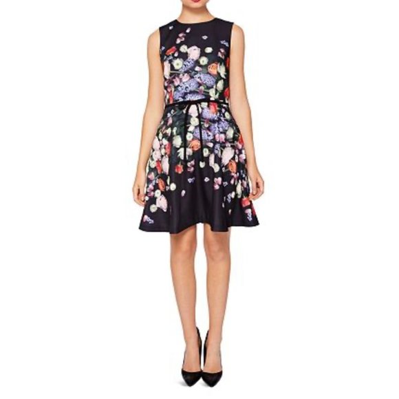 Ted Baker Dresses & Skirts - Ted Baker Izobela Kensington Bow Floral Dress Multicolored sz(3)
